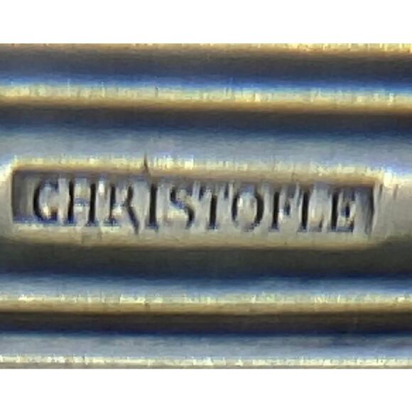Late 19th Century Christofle “Chinon” Silver plate 7 Oval Table Serving Spoons - Picture 9 of 13